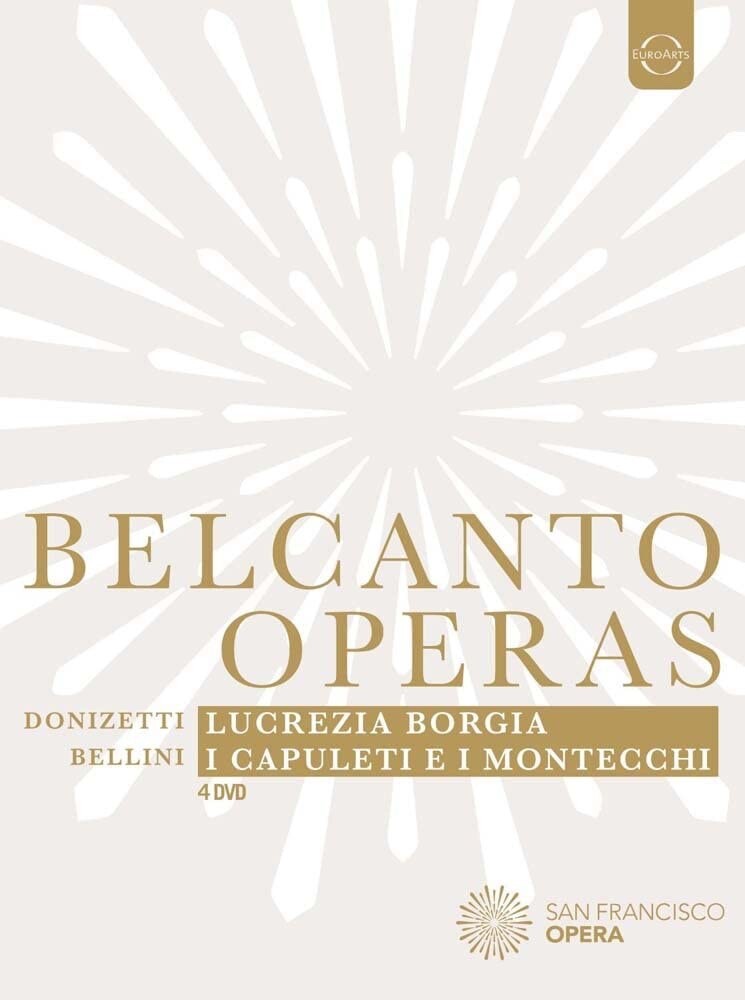 Bel Canto Operas - San Francisco Opera  (DVD, 2016) New sealed Condition