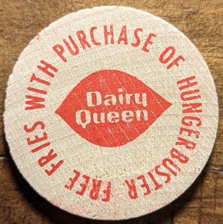 Beaumont, Texas TX Westbrook Bruins Mascot Dairy Queen Wooden Nickel eBay
