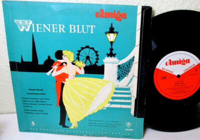 Johann Strauß Eine Nacht in Venedig /Wiener Blut Vinyl Amiga DDR 7 40 006