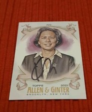 2021 Allen and Ginter #226 Kim Ng AUTOGRAPH 