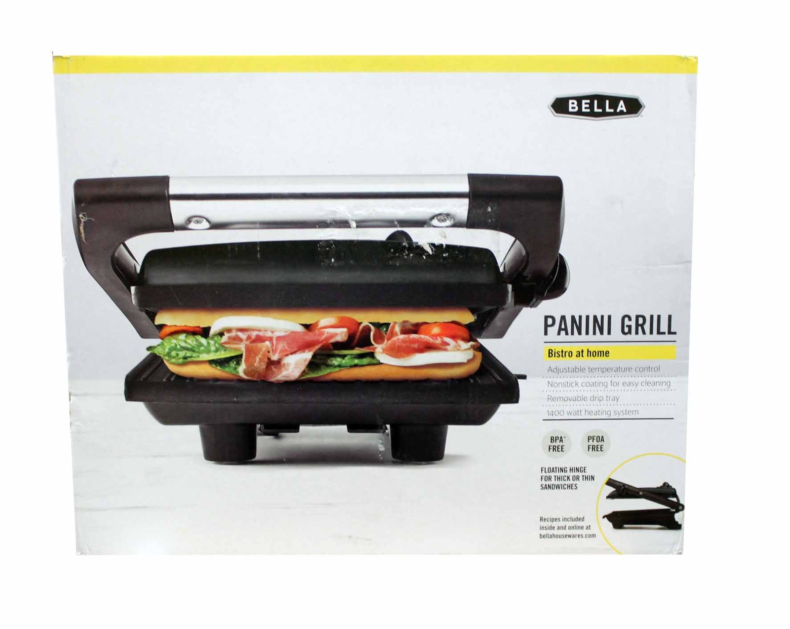 Bella NonStick Electric Panini Grill eBay