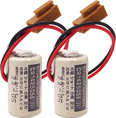 new 2pcs for FDK CR14250SE 3V 1800mAh 1747-BA PLC SLC500 Battery CR14250SE
