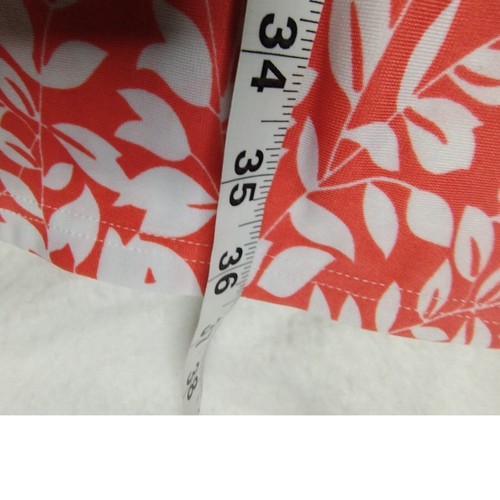 Jon & Anna Floral Print Dress Smocked Waist Sleeveless Casual Coral M - Picture 8 of 14