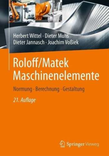Roloff/Matek Maschinenelemente Buch - Foto 1 di 1