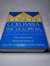The Concise Columbia Encyclopedia Third Edition Hardcover 1994