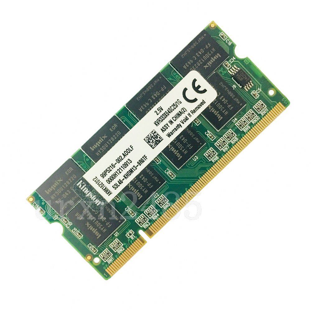 10 GB 10 X 1 GB PC-2700 333 MHz DDR1 SO-DIMM Computer Portatile Memoria Di Lavoro Per Kingston IT