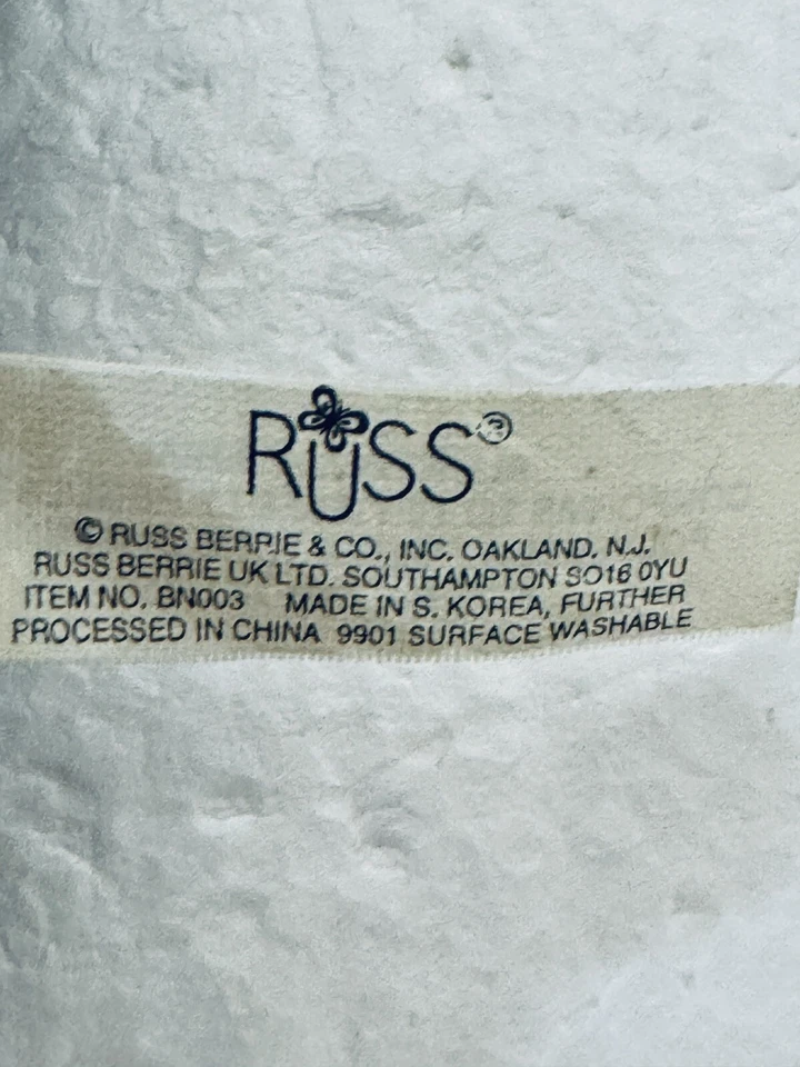 Russ Monkey Brown Flat Wire Soft Toy Bookmark Plush Vintage - Image 2 of 4