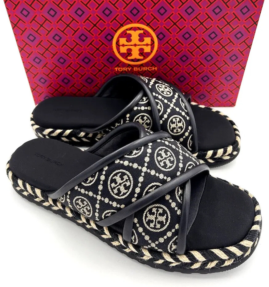 ★Tory Burch★シンボルロゴ★T Monogram Slide★サンダル ☆Tory Burch☆シンボルロゴ☆T Monogram Slide☆サンダル (Tory