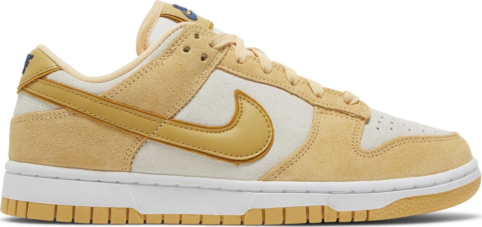 [DV7411-200] Женские замшевые кроссовки Nike DUNK LOW CELESTIAL GOLD