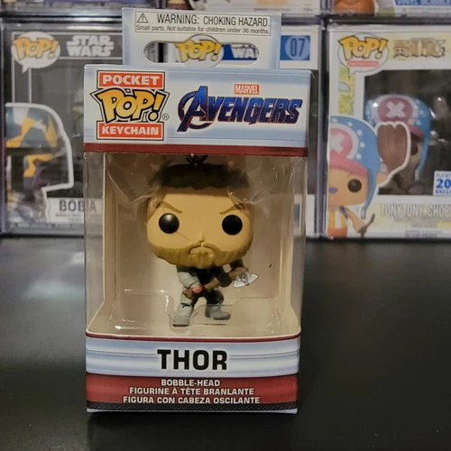 Funko Pop! Pocket Keychain Marvel Avengers Endgame Thor Vinyl Bobblehead