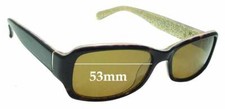 SFx Replacement Sunglass Lenses fits Kate Spade Adley/P/S - 53mm Wide