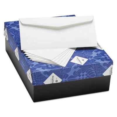 25% Cotton Business Envelopes #10, Bankers Flap, Gummed, Bright White 500