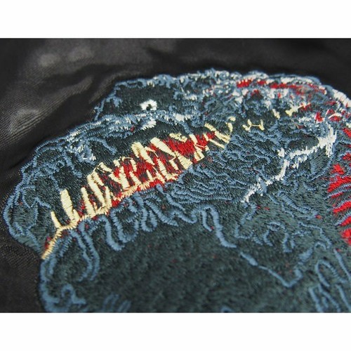 【S size】 Shin Godzilla × Switch Collaboration Embroidery Sukajan / TEN STRIKE - Picture 5 of 6