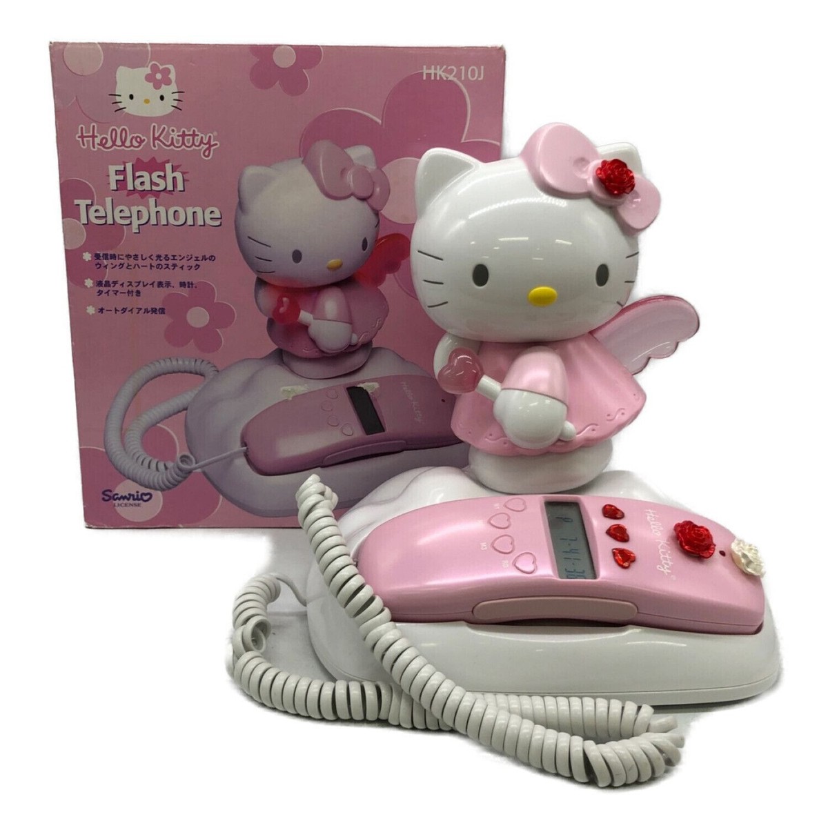 Kitty Angel Sanrio Landline Flash Telephone HK210J Cute Vintage | eBay