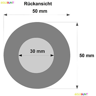 2 Ohrpolster 50 mm passend an Sennheiser PC7, PC30, PC 7 30  
