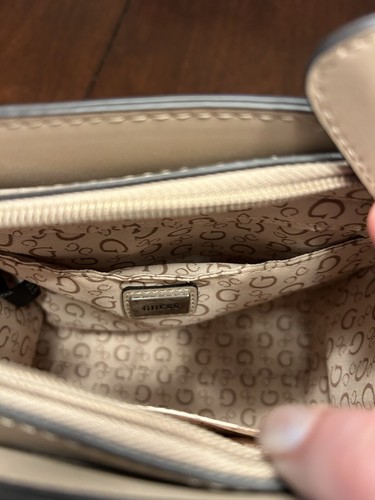 NWT Guess Beige Loden Mini Caramel handbag - Picture 6 of 8