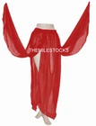 TMS Red 4 Petal Skirt Belly Dance Penal Gypsy 25 Colors
