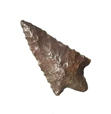 EXCEPTIONAL RABBIT ISLAND POINT OREGON AUTHENTIC ARROWHEAD INDIAN ARTIFACT BB
