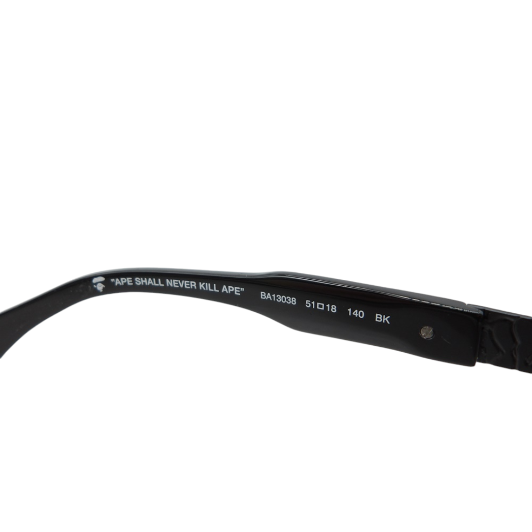 USED A BATHING APE SHALL NEVER KILLAPE SUNGLASSES EXCELLENT R-863C  