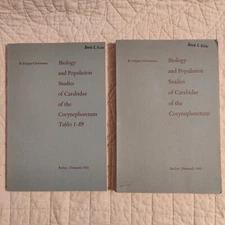 Rare 1965 Biology and Population studies of Carabidae Beetle of Corynephoretum