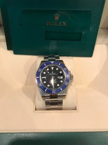 ROLEX 18K WHITE GOLD 41MM NIB 