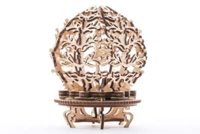 Ugears mechanisches Blumenetui Holzmodellbaukasten
