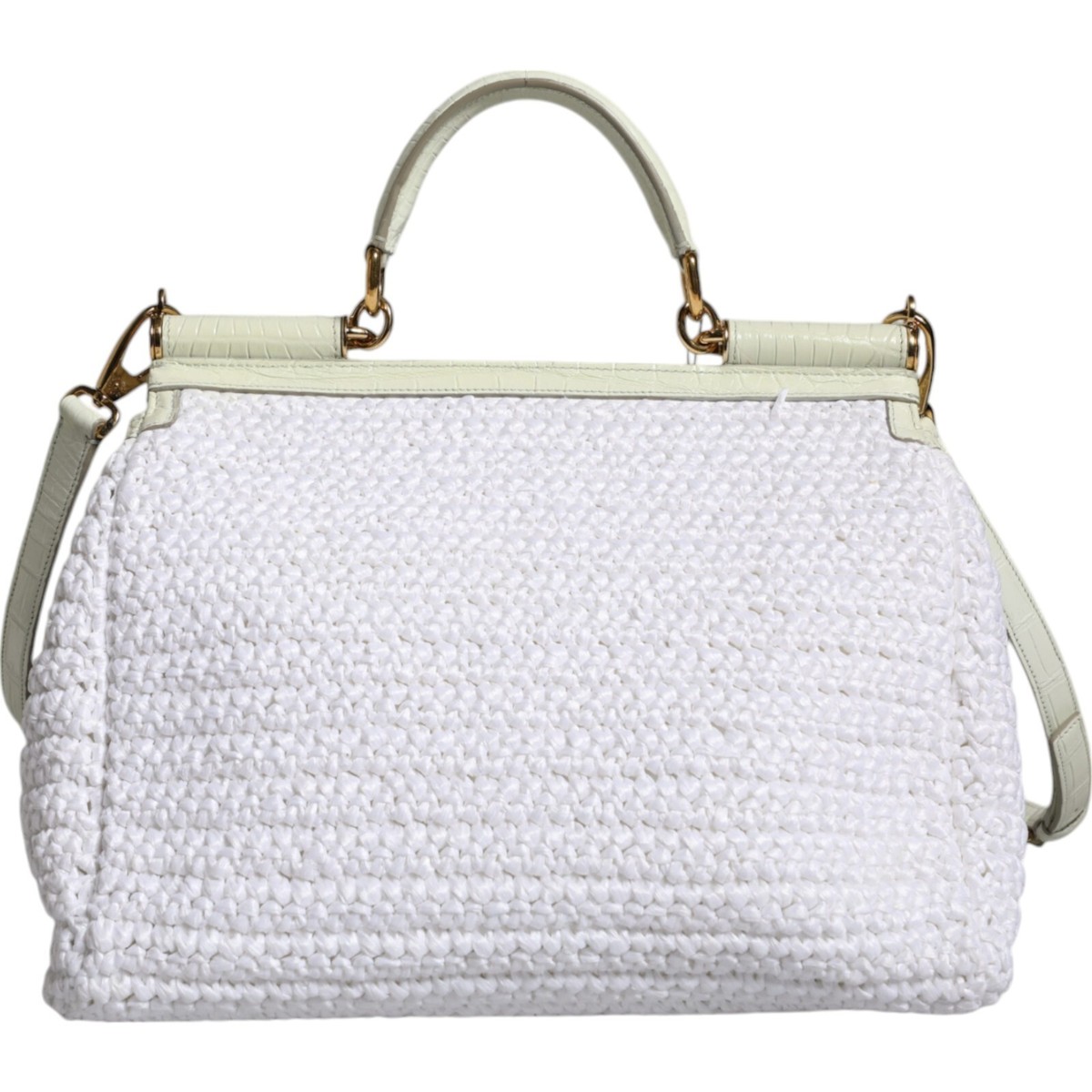 【VIP価格】DOLCE & GABBANA Sicily Rafia Crossbody Bag Elongated Sicily handbag in Multicolor for Women