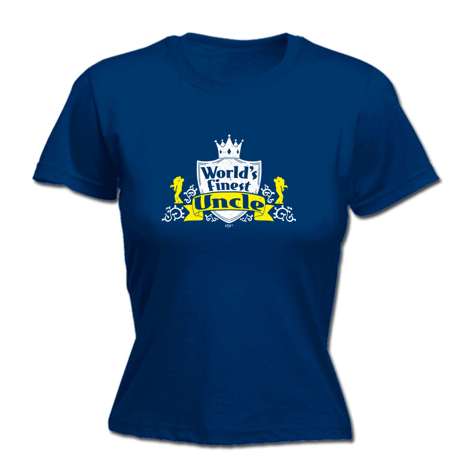 Worlds Finest Uncle - Womens T Shirt Funny T-Shirt Novelty gift tshirt