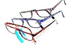 3  pair Reading Glasses  Lady delux fashion variety colors readers Power +2.50
