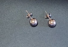 Medium Ball Stud Earrings -Rose Gold Plated