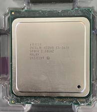 LOT OF 6 Intel Xeon E5-2630 2.3GHz 6-Core SR0KV CPU Processor