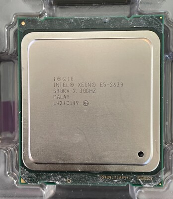 LOT OF 6 Intel Xeon E5-2630 2.3GHz 6-Core SR0KV CPU Processor