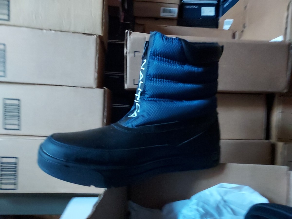 Nautica Mens 11 Boots Lace-Up Insulated Snow MATEN / NAVY  display picture 1