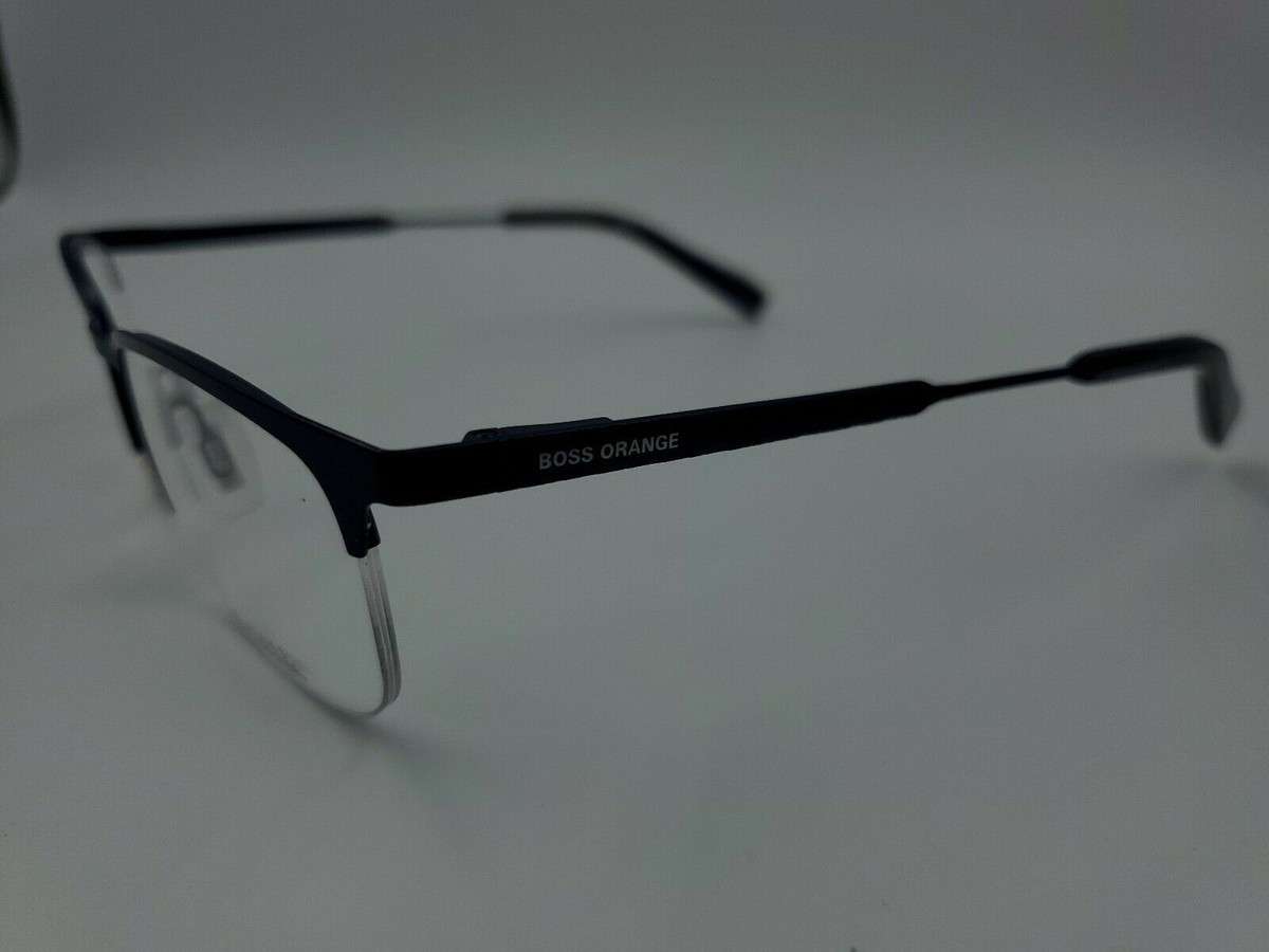 HUGO BOSS ORANGE Eyeglasses BO 0308 RCT MATT BLUE 53-18-140