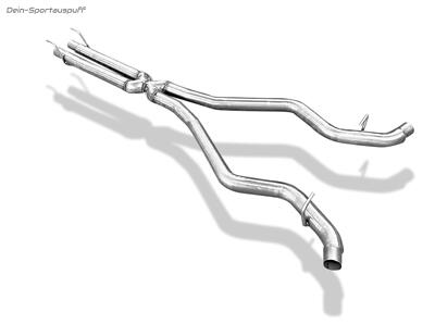 Fox Edelstahl X-Pipe+VSD-Soundrohr Ford Explorer WUJ 3.0l EcoB. PHEV ab 2019