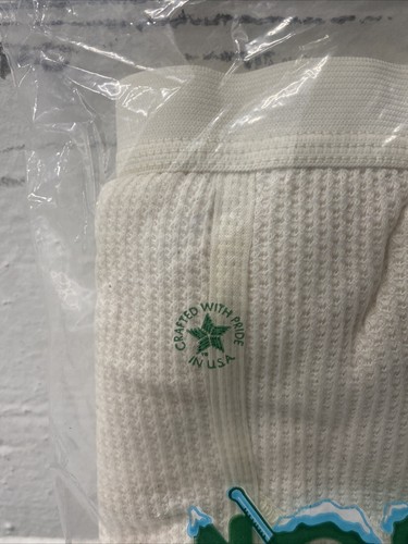 Vintage Boys Cotton Poly Blend Thermal Underwear Large Made In USA North Point - Picture 4 of 4
