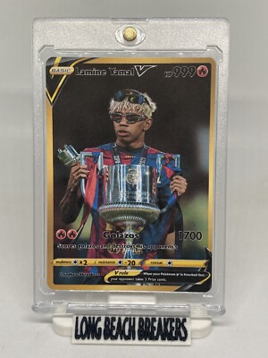 Lamine Yamal Pokémon Card Full Art Barcelona Spain