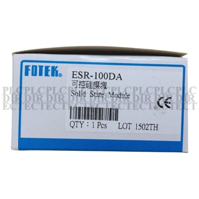 NEW Fotek ESR-100DA Solid State Relays 24-380VAC