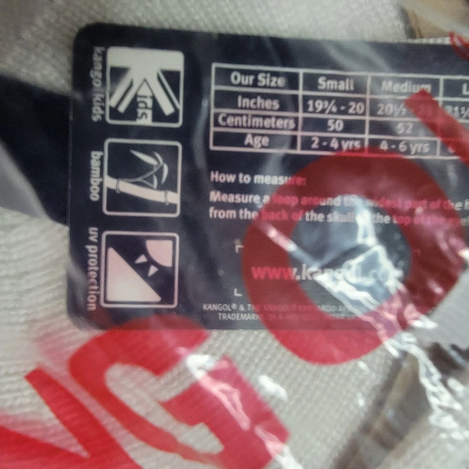 Kangol Kids Girls White Hat (Berret)- New With Tags! Bamboo - Image 3 of 4