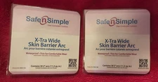 Safe n Simple SNS21130 X-Tra Wide Skin Barrier Arc 60 Arcs! exp 2025 NEW