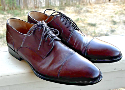 MAGNANNI Curri Leather Segovia Cap-Toe Oxfords Dress Shoes  display picture 2