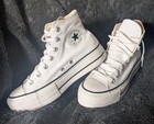 Size 7.5 - Converse Chuck Taylor All Star Platform High Top White — photo 1