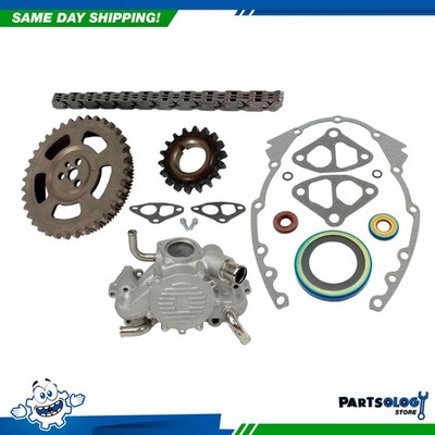 DNJ TK3199AWP Timing Chain Kit with Water Pump For 95-97 Chevrolet 5.7L V8 OHV 