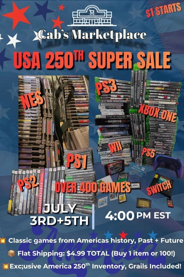 AMERICAS FUTURE GAMES + GRAILS🔥Wii + Dreamcast + PS1 + N64, etc