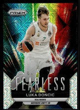 Luka Doncic 2023-24 Panini Prizm EuroLeague #15 Fearless Mojo #02/25