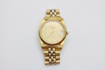 Bulova Super Seville calendar Armbanduhr Quartz Herren Vintage