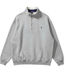 Y2K Nautica Men  s Pullover Size Large Gray 1/4 Zip Sweatshirt Fleece Logo