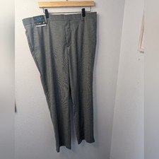 JF J. Ferrar Ultra Comfort Slim Dress Pants 36x32 Medium Gray Stretch NWT