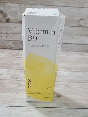NATURAL DERMA PROJECT Makeup Primer Cream for Glowy Skin Tone Up Vitamin B9 M...