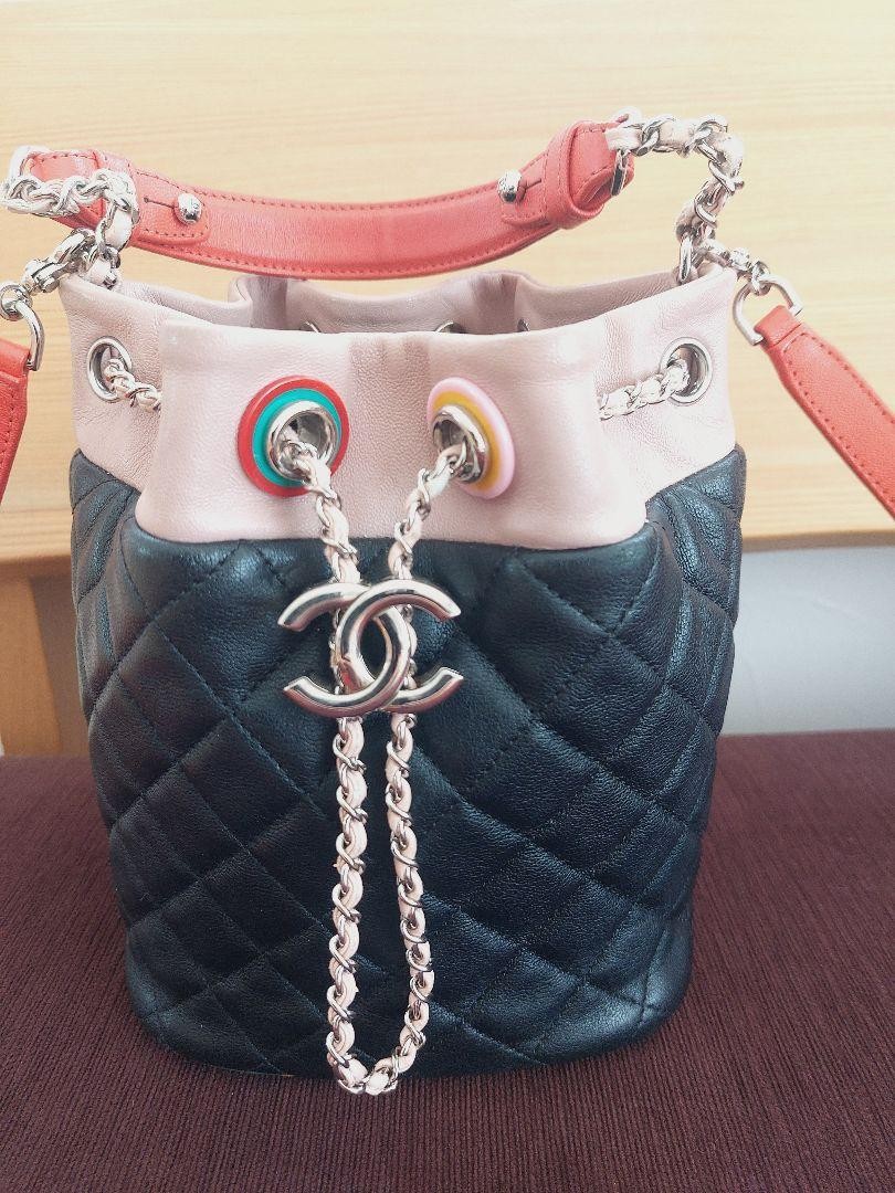 CHANEL lambskin shoulder bag handbag no G card #PG8CZ7